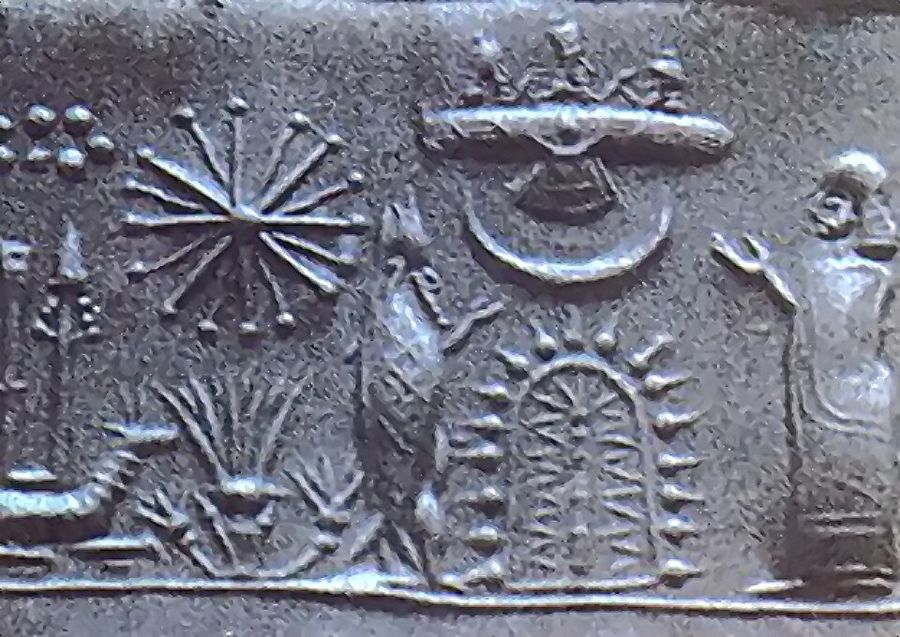 Tabuleta mesopotâmica com disco solar